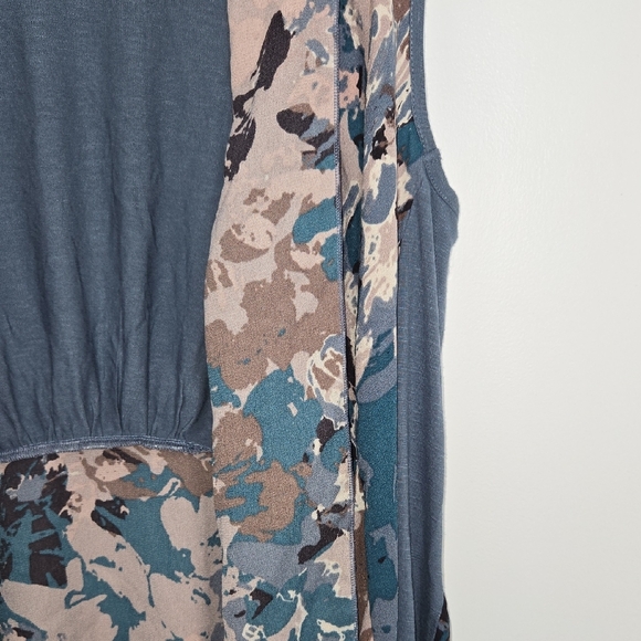 LOGO by Lori Goldstein Multicolor Sleeveless Flowy Tunic - Picture 4 of 8